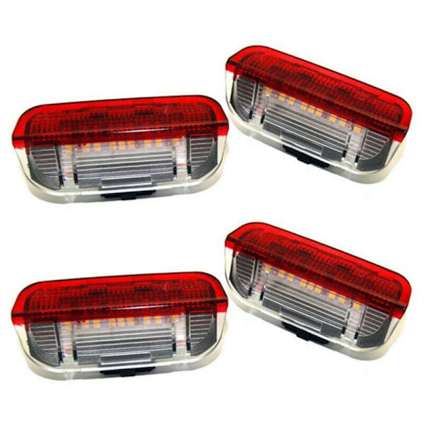 8 stk. LED-dør-advarselslys til bilserie, velkomstprojektor til Golf 6 7 MK5 MK6 B6 B7 CC