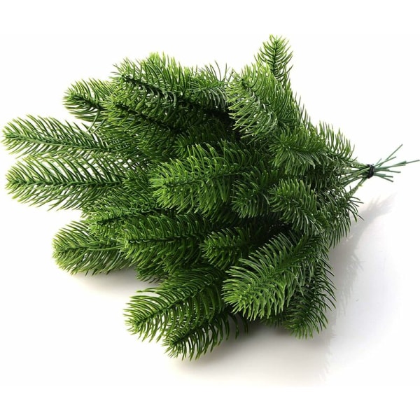 30pcs Artificial Pine Branches for Christmas Decoration