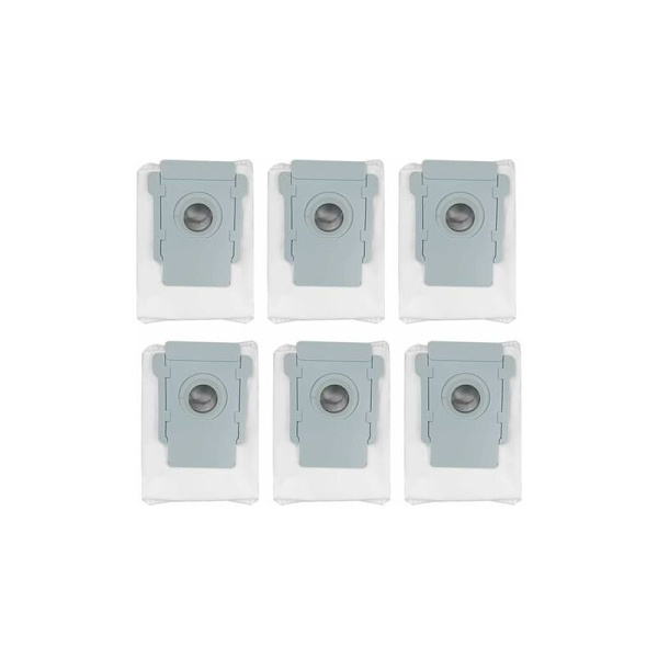 6 stk støvposer til støvsuger for iRobot Roomba i3 i3+ i4+ i7 i7+ J7+ S9 S9+ Clean Base Automatisk smussavhending - Erstatningsstøvsugerpose