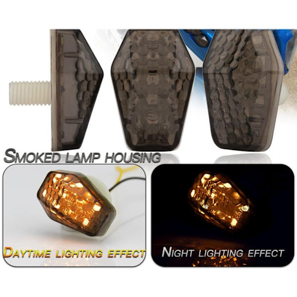 Motorcykel 2 st LED-blinkers för GSX 1250 F