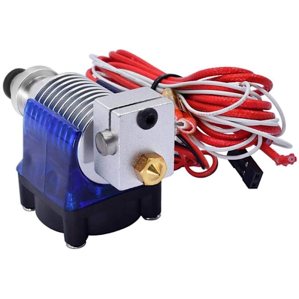 V6 Bowden J-Head Hotend Kit All Metal 24V 1.75M 4.1 Throat Nozzle Heat Break PTFE Tube 1M för Fjärr Extruder