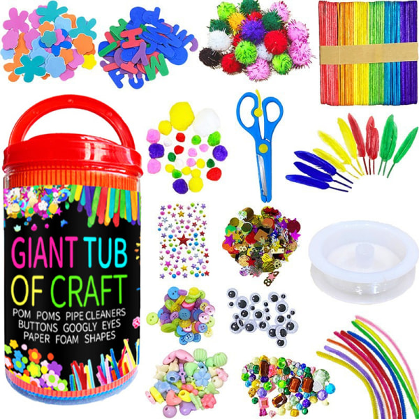 Pedagogiska leksaker för barn, handgjorda paketpresenter för DIY-material, barns handgjorda hårbollar