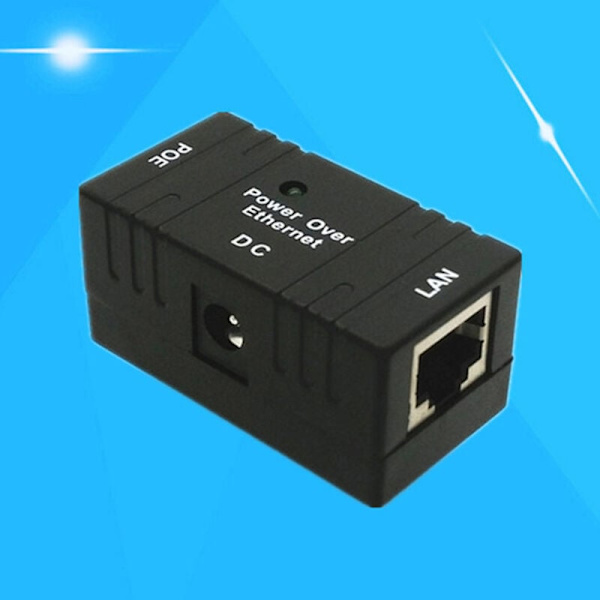 2 kpl 10M/100Mbp passiivinen POE Power over Ethernet RJ-45 -injektori/jakaja-adapteri CCTV IP-kameran verkostointiin