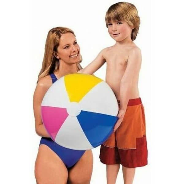 Oppblåsbar strandball diameter 51 cm