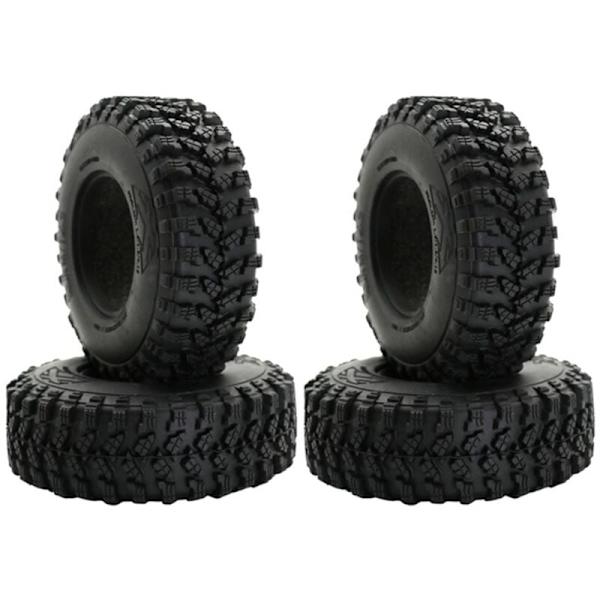 4 st 106 mm 1,9 gummihjulsdäck för 1/10 RC Crawler Car TRX4 D90 Axial SCX10 II III Redcat