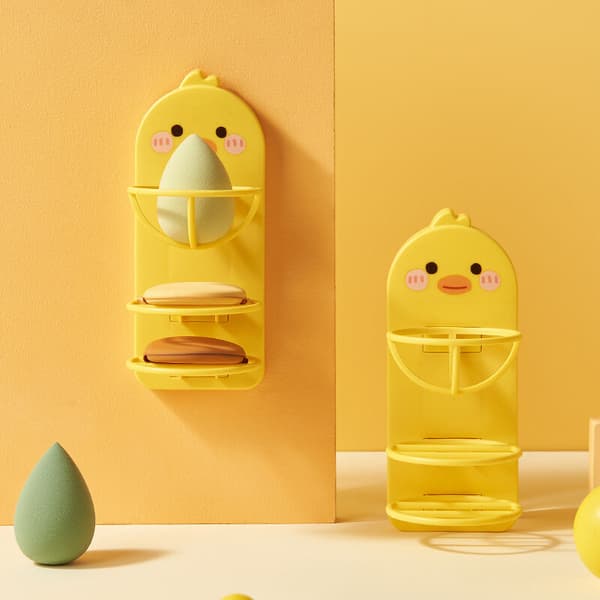 Beauty Cosmetic Egg Rack Egg Storage Rack Hanging Wall Cosmetic Egg Storage Box Powder Multi-functional Storage Rack