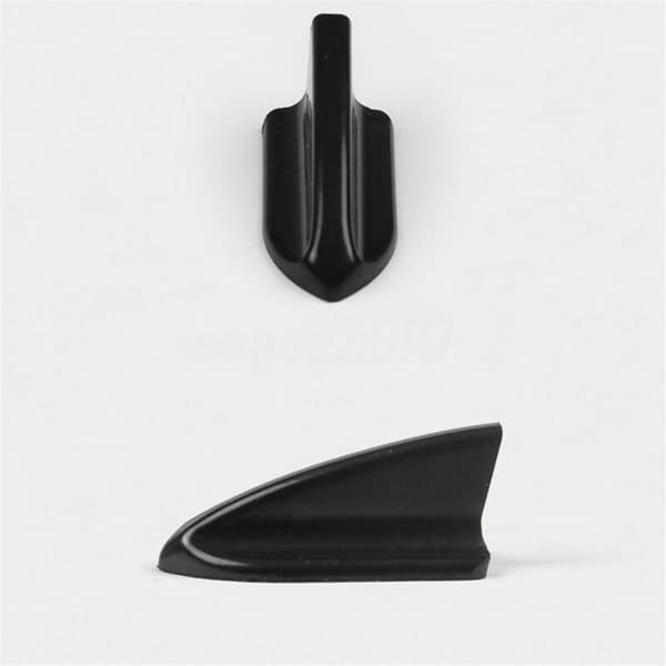 12 st svarta bil-stil PP takspoiler fenor vinge vortex generator kit