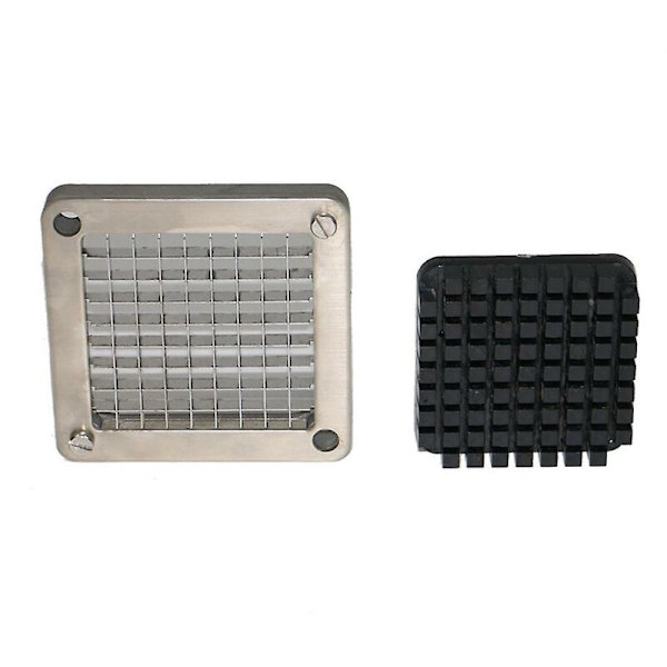 Fry Cutter i rustfritt stål + 3 bladstørrelser Fry Cutter deler stekte poteter (12,7 mm)