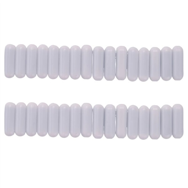 32 stk PTFE Magnetisk Røreren Mixer Lab Rør Stang Magnet Plate Rod (8X25Mm)