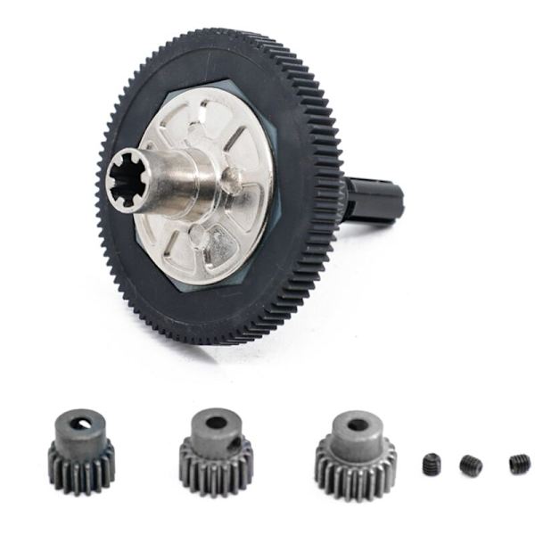 91T drivhjul med 17T 19T 21T drev for Arrma 1/10 VORTEKS SENTON Big Rock oppgraderingsdeler
