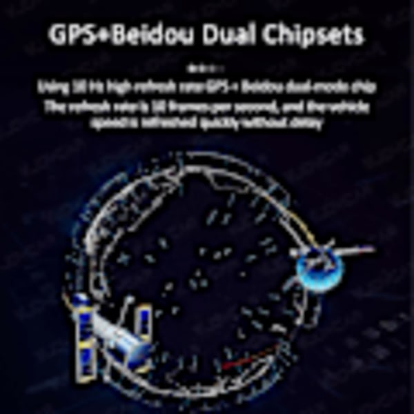 Nyaste GPS HUD Digital Hastighetsmätare Plug and Play Passar Alla Bilmodeller Stor Font Km/h/tim Auto Tillbehör