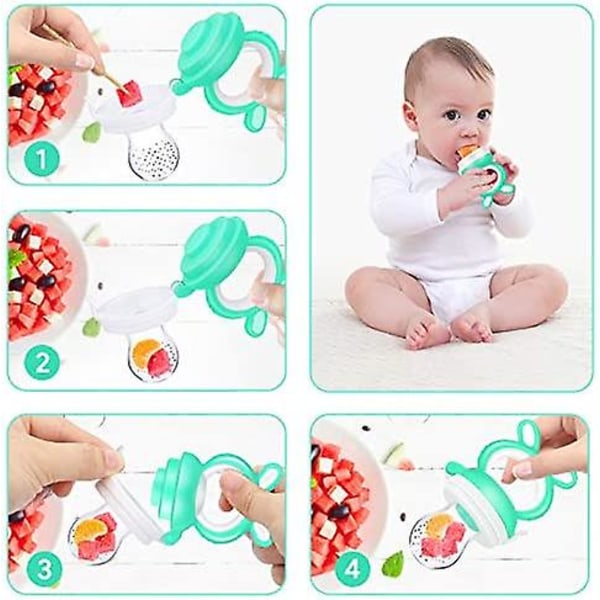 Baby Feeding Fruit tutti, silikoninen Baby Nibbler 3 kk, Bebe Fruit tutti