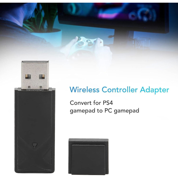 Trådløs kontrolleradapter, for PS4-kontroller til PC-datamaskin-kontrollermottak, Bluetooth 5.0-kontrollermottak