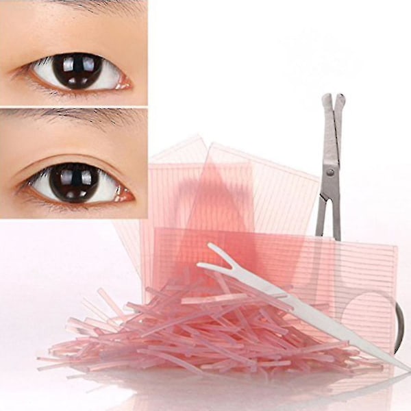572 stk sminke øyelokk dobbeltsidig tape stor øyedekorasjon usynlig dobbel fold øyelokkskygge-klistremerke