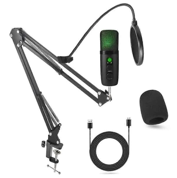 USB Mikrofon Kondensator Gaming Mikrofon Høj Konfiguration