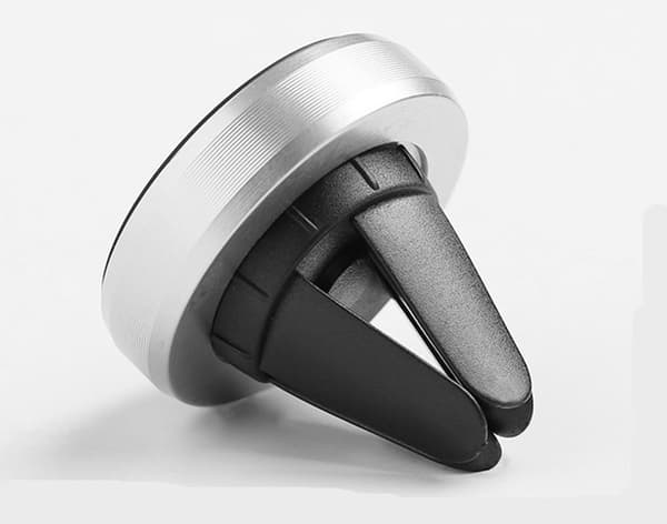 Magnetisk telefonholder til bilens ventilationsgitter, sølvfarvet