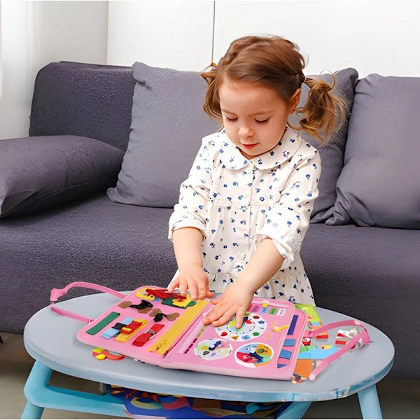 Montessori-tyyliinen Pienelle Aktiivisuuslauta - Aistihavaintojen Oppimislelu