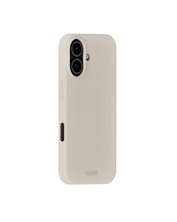 held iPhone 17 mobildeksel silikon lys Beige Silicone