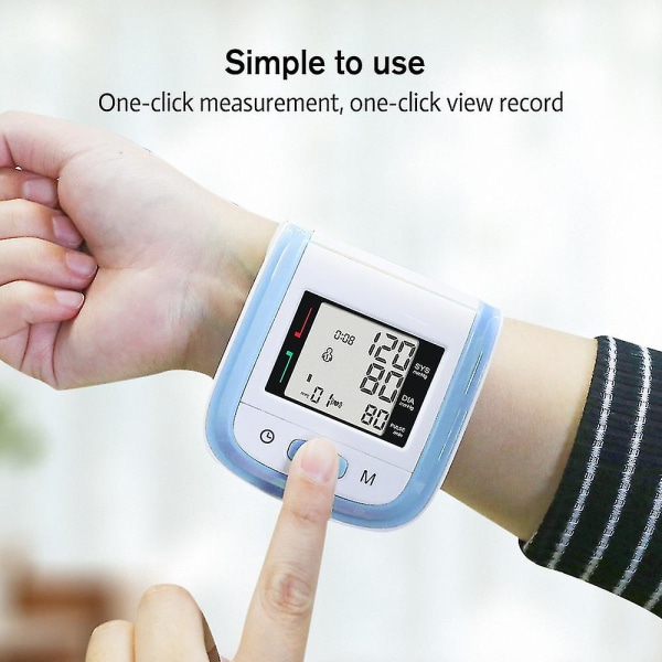 Medicinsk digital håndledsblodtryksmåler Pr Pulsmåling Blodtryksmåler206