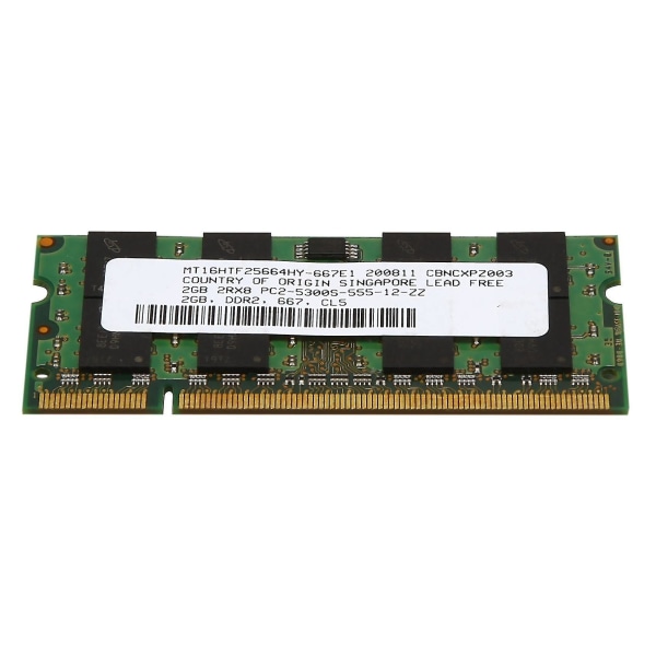 2x 2gb Ddr2 Ram-minne 667mhz Pc2 5300 Laptop Ram Memoria 1.8v 200pin Sodimm For Intel Amd