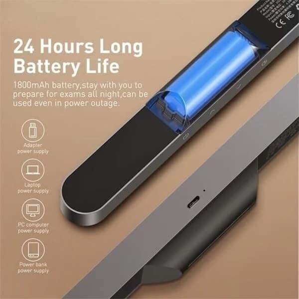 Oppladbar magnetisk LED-lampe med berøringskontroll – Dimbar – 30s timer – 3M selvklebende montering – Under-skapbelysning