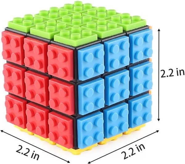3x3 Speed Cube 3x3x3 Magic Speed Cube Pussel Svart Robust och Smidig Speed Cube Pussel Leksak för Barn och Vuxna