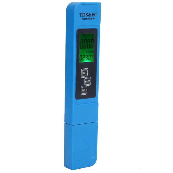 Bärbar penntyp Digital TDS EC-mätare Elektrisk konduktivitetstestare VattenkvalitetstestBacklight-YM