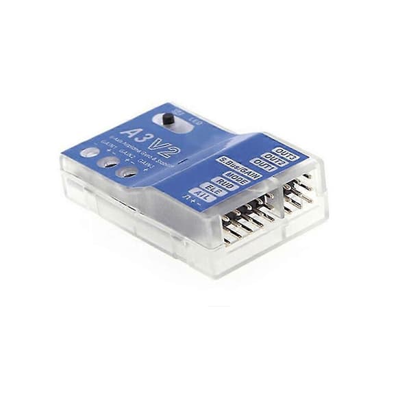3-akset gyro A3 V2 flyvekontrolstabilisator til RC-fly med fast vinge