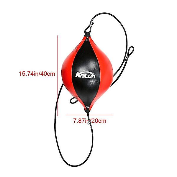 Quality Design Pu Leather Punching Ball Pear Boxing Bag Reflex Speed Balls Fitness Double End Boxing Speed Ball