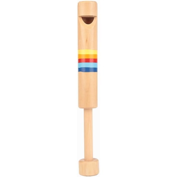 Træfløjte, træfløjte Push & Pull Piccolo musikinstrument Legetøjsgave til børn