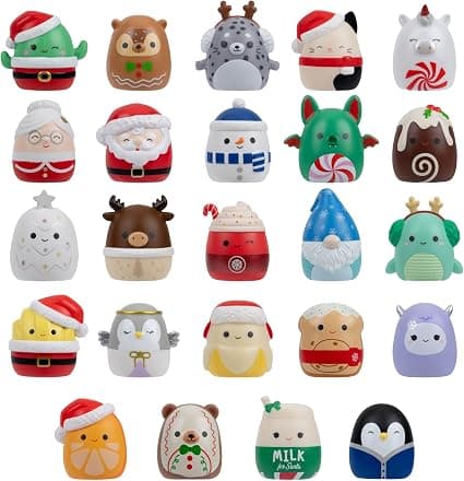 Squish-a-longs Julkalender 2026 – Innehåller 24 Mini-Squish