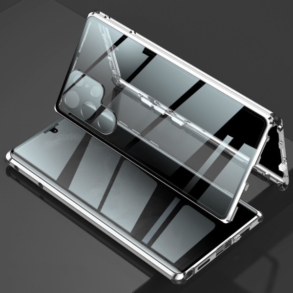 360 Privacy Dubbelsidigt phone case Anti Peeping Cover kompatibelt med Samsung Galaxy S23ultra Plus Blå 3XL