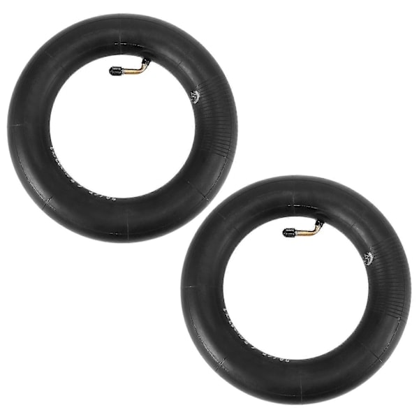 2 Stykker 70/65-6.5 Slange Dekk Slange for Elektrisk Sparkesykkel, Passer for Elektrisk Sparkesykkel 10 Tommers Dekk - Slange Svart