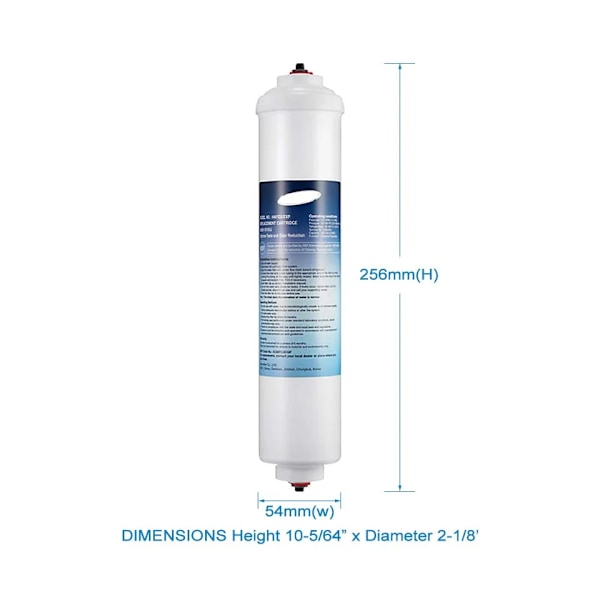 2-delt sæt Samsung DA29-10105J HAFEX/EXP WSF-100, DA99 02131B， EF9603， Haier LG Køleskabs Vandfilter (PA)