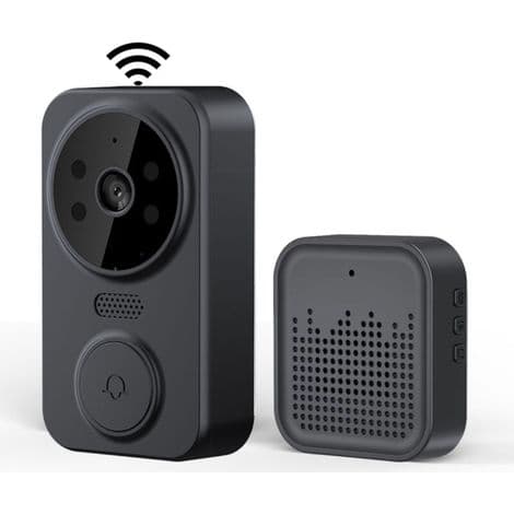 Smart trådlös videodörrklocka - Säkerhetsintercom - Högupplöst kamera - Hemövervakning.