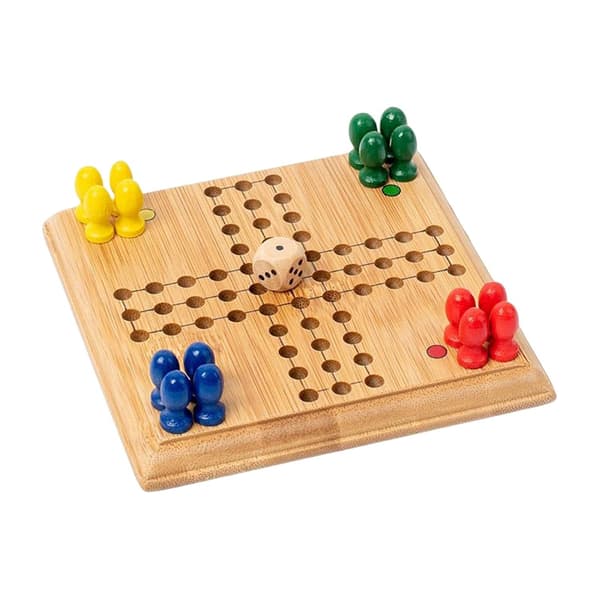 Bärbart brädspel i trä Kognitiv förmåga Leksaksstrategispel för resor Stil E | Andra spel | Spel