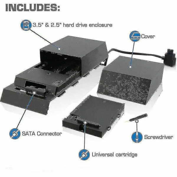 8tb harddisk ekstern boks for PS4 internminne Ekstra lagringsdatabank