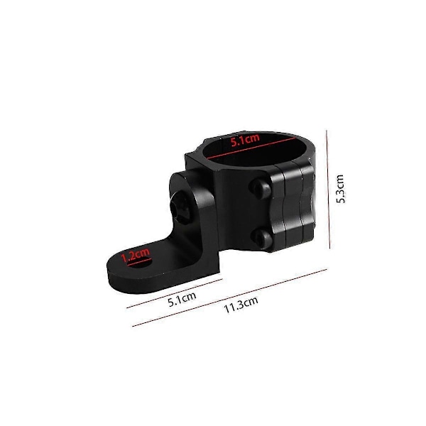 Utv Led Whip Light Beslag Cb Antennebeslag Til 1,5 Tommer-2 Tommer Atv Rullebur Bur Tilbehør, 2stk B