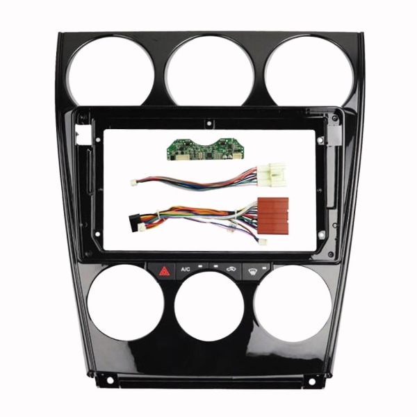 2din Car Radio Fascia Til Mazda 6 Dvd Stereo Rammeplade Adapter Kit