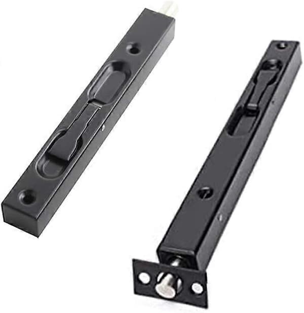 2 stk låser og hasper, 15 cm hasper og låser, kroker og hasper, C