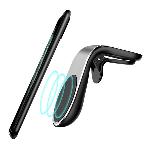 Universal Bil Ventilation Magnetisk Telefonholder Sølv