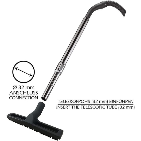 Premium Universal Parquet brush for vacuum cleaner - with 32m connection - Width: 300mm