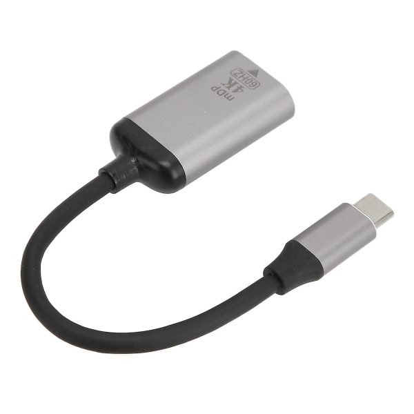 USB C - DisplayPort -sovitin 4K 60 Hz alumiiniseoksesta Plug and Play USB C - Mini DP -sovitin, joka on yhteensopiva kannettavan puhelimen Tablet-YM:n kanssa