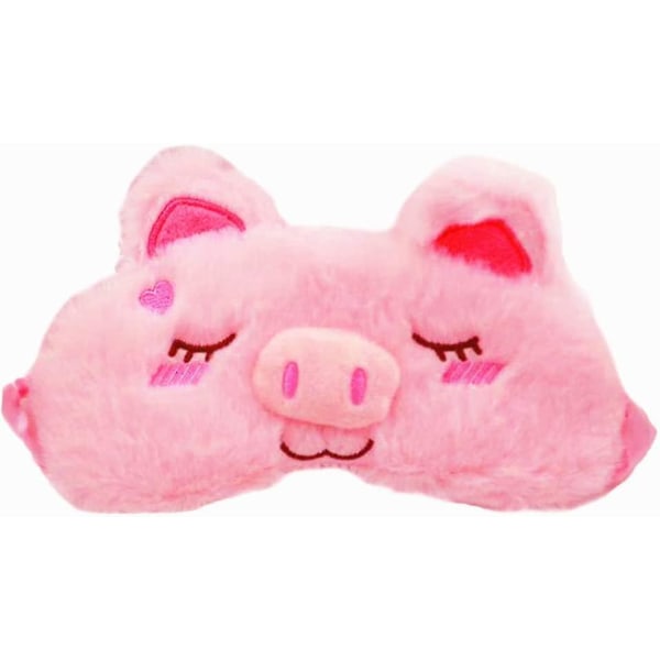 Pink Piggy Pig Øjenmaske Til Søvn Sjov Sovemaske Voksen Børn Sovemaske