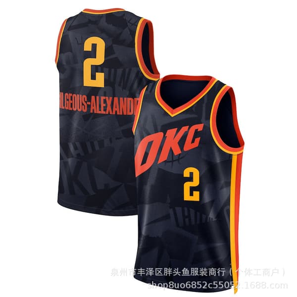 NBA Jersey Thunder Nr. 2 Alexandria City Sort L