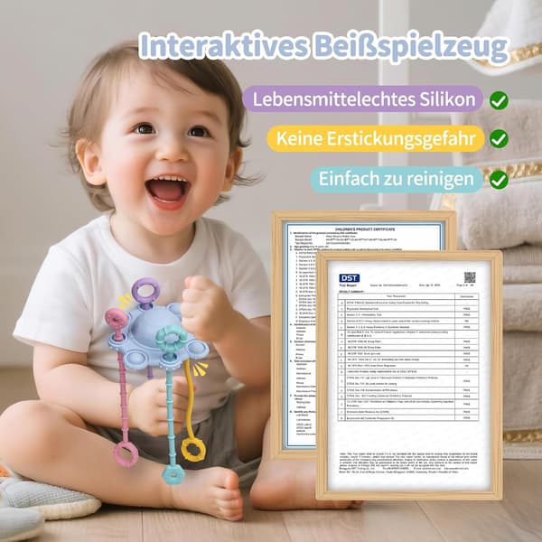 Montessori Silikon Trekkleke – Utvikling av Sensoriske Ferdigheter