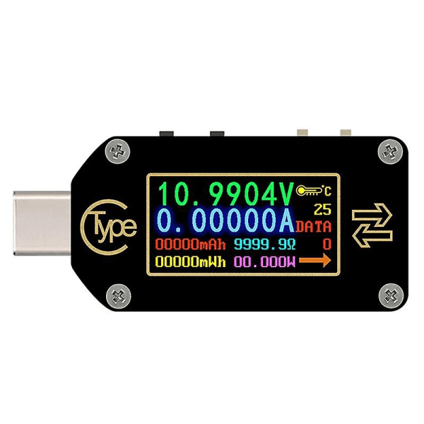 Rd Tc66 Type-C Pd Trigger USB Voltmeter Amperemeter Spænding 2-vejs Strøm Meter Multimeter Pd Oplader B