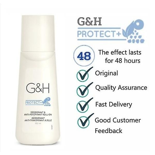 Amway G&H PROTECT+ Deodorant och Antiperspirant Roll-on, 3,38 oz