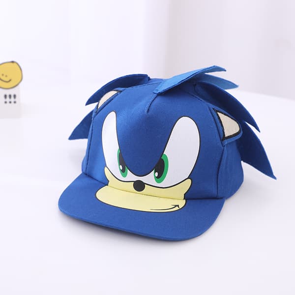 Söt tecknad Sonic the Hedgehog-hatt