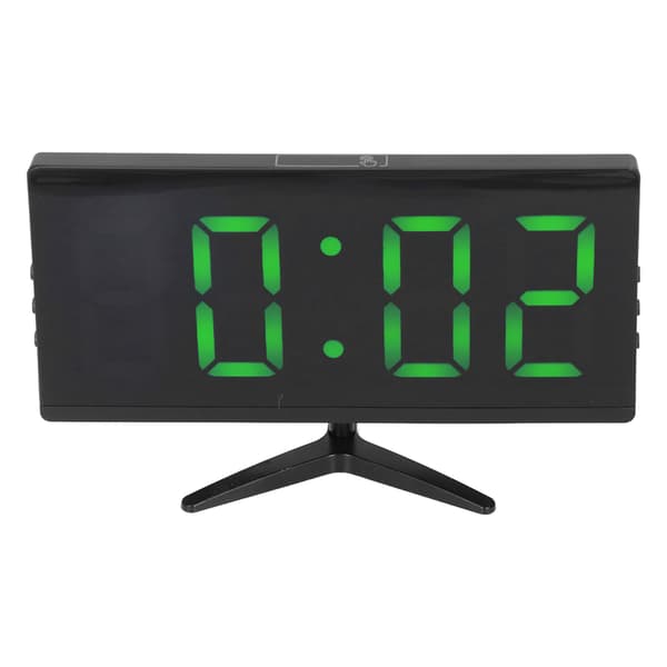 Digital väckarklocka LED Ljusfunktion Speciell Spegeldesign Intelligent Elektronisk USB-driven Klocka